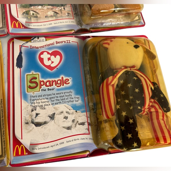 1999 TY BEANIE BABIES Set Of 7 Mixed Bears McDonald House And McDonald’s In Pkg - Picture 14 of 16